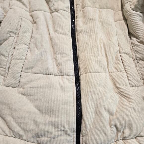 Princess Polly Cropped Corduroy Puffer Jacket Size 4 Streetwear Casual - Picture 3 of 11